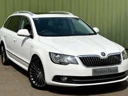 White Used 2014 Skoda Superb Estate | £11,990 (Expensive)