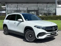 White Used 2023 Mercedes EQB300 AMG line SUV | £34,985 (Expensive)