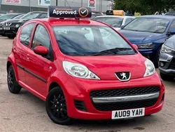 Red Used 2009 Peugeot 107 Hatchback | £4,975 (Fair price)