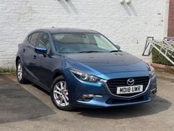 Blue Used 2018 Mazda 3 Hatchback | £8,784 (Fair price)