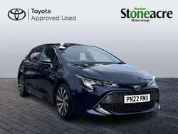 Blue Used 2022 Toyota Corolla Design Hatchback | £16,000 (Fair price)