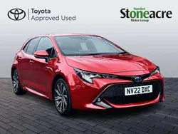 Red Used 2022 Toyota Corolla Design Hatchback | £18,450 (Fair price)