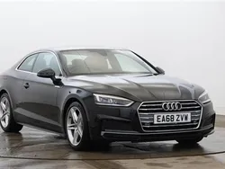 Black Used 2018 Audi A5 S-Line Coupe | £18,995