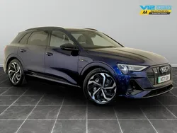Blue Used 2021 Audi e-tron Black Edition SUV | £18,395 (Super price)