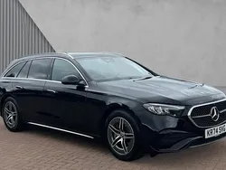 Obsidian black metallic Used 2024 Mercedes E200 AMG line Estate | £47,890 (Super price)