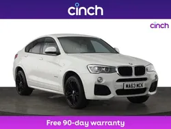 White Used 2017 BMW X4 M Sport SUV | £18,599 (Fair price)