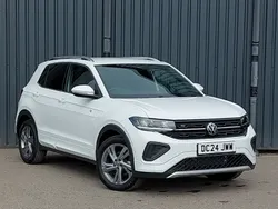 White New 2024 VW T-Cross R-line SUV | £25,498 (Fair price)