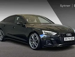 Black Used 2024 Audi A5 Sportback S-Line Hatchback | £32,500 (Fair price)