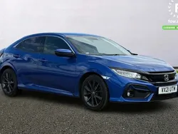 Blue Used 2021 Honda Civic SR Hatchback | £13,199 (Good price)