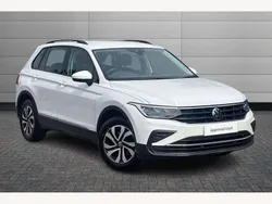 Pure white Used 2022 VW Tiguan Active SUV | £19,950 (Fair price)