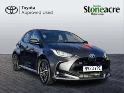 Grey Used 2023 Toyota Yaris Hybrid Design Hatchback | £16,000 (Good price)