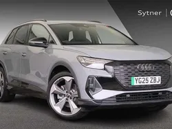Grey Used 2025 Audi Q4 e-tron Black Edition SUV | £43,500 (Expensive)