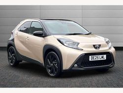 Ginger beige with black Used 2025 Toyota Aygo Hatchback | £15,495 (Fair price)