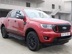 Red Used 2022 Ford Ranger S Pickup | £33,419 (A bit pricey)