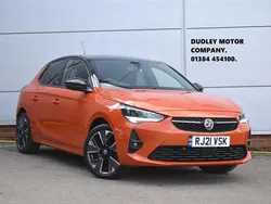 Orange Used 2021 Vauxhall Corsa-e SRi Hatchback | £9,995 (Fair price)