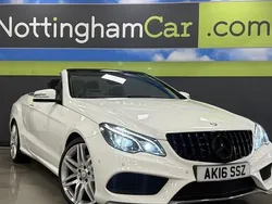 White Used 2016 Mercedes E350 AMG line Cabriolet | £15,495 (Fair price)