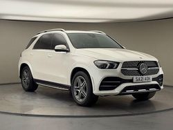 Diamond white Used 2021 Mercedes GLE350 AMG line Estate | £35,550 (Good price)