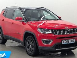 Red/black Used 2019 Jeep Compass Limited SUV | £14,490 (Fair price)