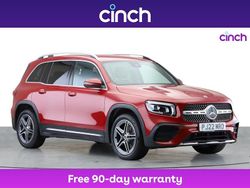 Red Used 2022 Mercedes GLB200 AMG line SUV | £24,399 (Good price)