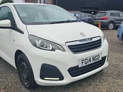 White Used 2014 Peugeot 108 Active Hatchback | £3,195 (Fair price)