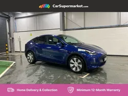 Blue Used 2023 Tesla Model Y Long Range SUV | £28,576 (Fair price)