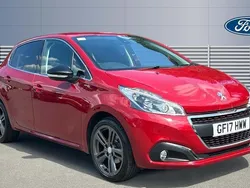 Red Used 2017 Peugeot 208 GT-line Hatchback | £7,470 (Fair price)