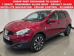 Red Used 2011 Nissan Qashqai +2 N-TEC SUV | £3,490 (Fair price)