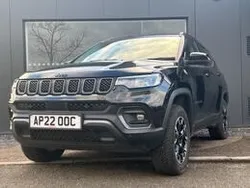 Black Used 2022 Jeep Compass Trailhawk SUV | £23,490 (Expensive)