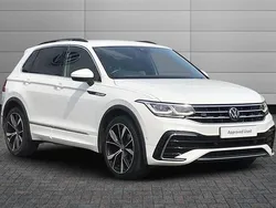 White Used 2024 VW Tiguan R-line Edition SUV | £29,350 (Fair price)