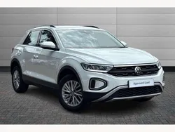 White Used 2022 VW T-Roc Life SUV | £20,795 (Fair price)