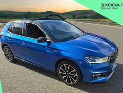 Race blue metallic black magic pearl effect Used 2025 Skoda Fabia Monte Carlo Hatchback | £21,595 (A bit pricey)