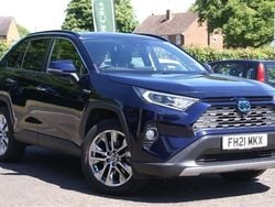 Obsidian blue metallic Used 2021 Toyota RAV4 SUV | £27,500 (Fair price)