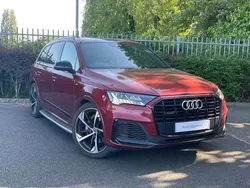 Matador red metallic Used 2021 Audi Q7 Black Edition SUV | £42,880 (Expensive)