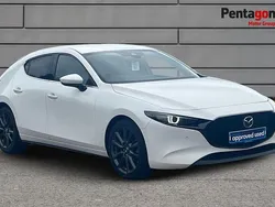 White Used 2019 Mazda 3 Inclusive Hatchback | £12,995 (Fair price)