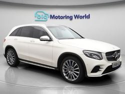 White Used 2018 Mercedes GLC350 AMG line SUV | £24,144 (Fair price)