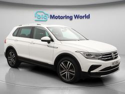 White Used 2021 VW Tiguan Elegance SUV | £23,400 (Fair price)