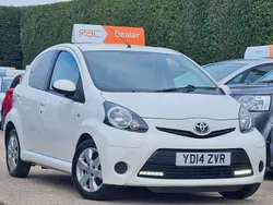 White Used 2014 Toyota Aygo Style Hatchback | £5,795 (Fair price)