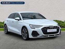 White Used 2025 Audi A3 S-Line Hatchback | £27,339 (Fair price)