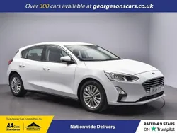 White Used 2018 Ford Focus Titanium Hatchback | £10,800 (Fair price)