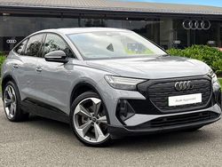 Grey Used 2024 Audi Q4 Sportback e-tron Black Edition SUV | £36,450 (Good price)