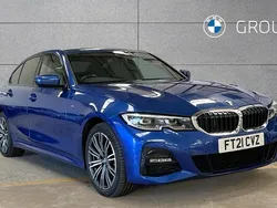 Blue Used 2021 BMW 330e M Sport Sedan | £23,150 (A bit pricey)