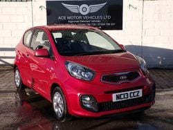 Red Used 2013 Kia Picanto City Hatchback | £3,499 (Fair price)