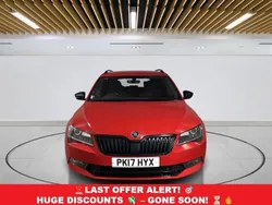 Red Used 2017 Skoda Superb SportLine Estate | £12,249 (Good price)
