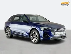 Blue Used 2021 Audi e-tron Black Edition SUV | £26,495 (Fair price)