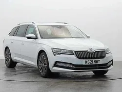 White Used 2021 Skoda Superb Estate | £21,000 (A bit pricey)