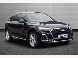 Mythos black Used 2022 Audi Q5 S-Line SUV | £30,495 (Fair price)