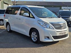 White Used 2014 Toyota Alphard MPV | £12,995 (Fair price)