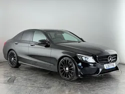 Black Used 2017 Mercedes C200 AMG Line Premium Plus Sedan | £17,550 (A bit pricey)