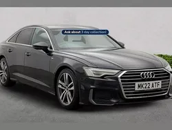 Blue Used 2022 Audi A6 S-Line Sedan | £28,102 (Fair price)