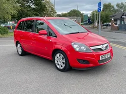 Red Used 2013 Vauxhall Zafira Design Edition MPV | £1,790 (Super price)